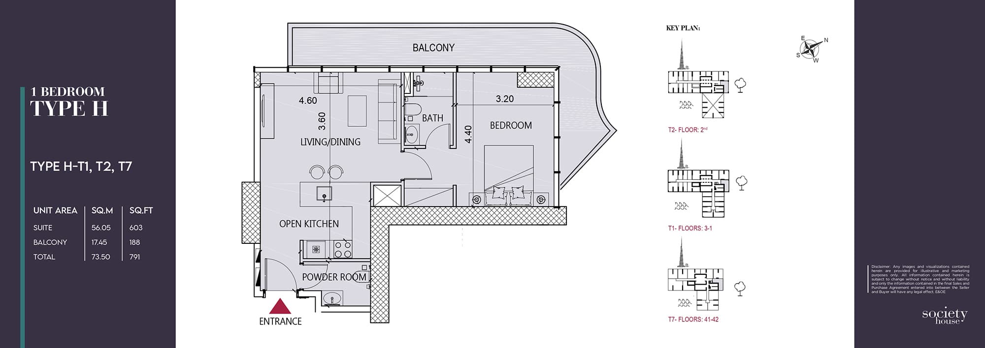 Society House  floor plan