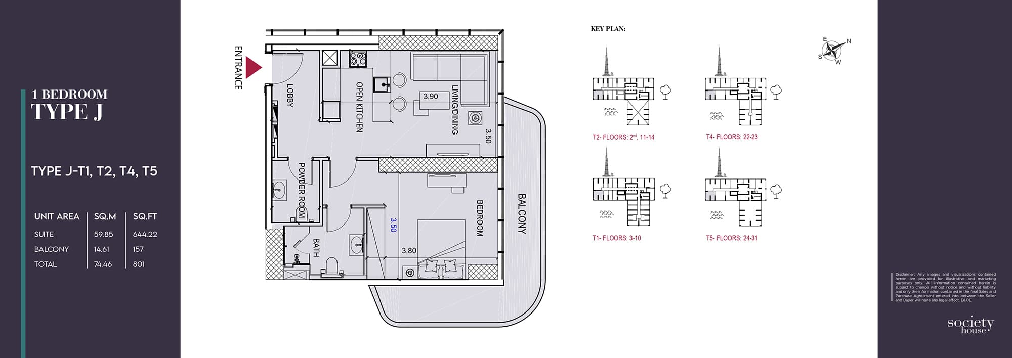Society House  floor plan