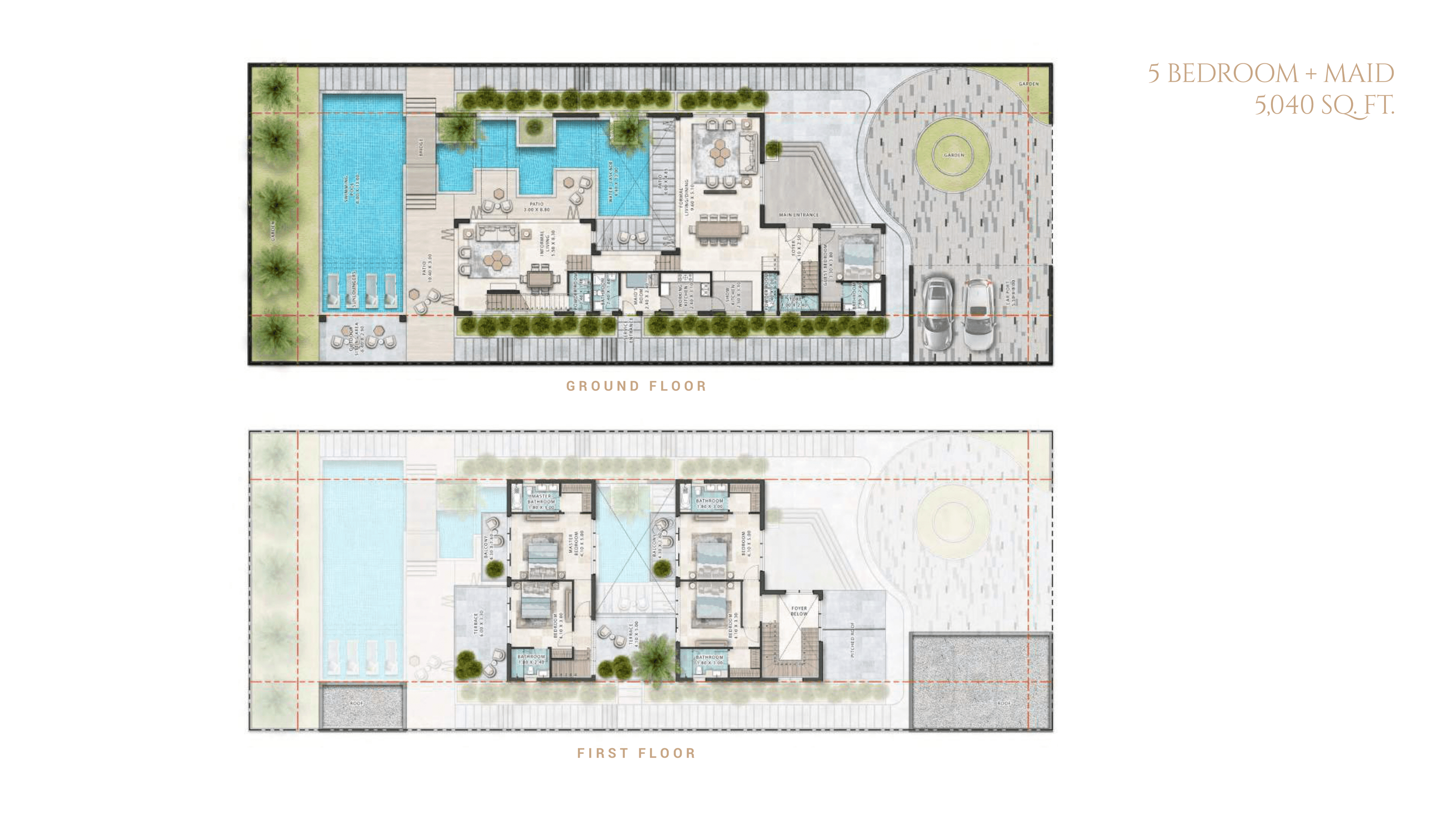 The Farmhouses  floor plan