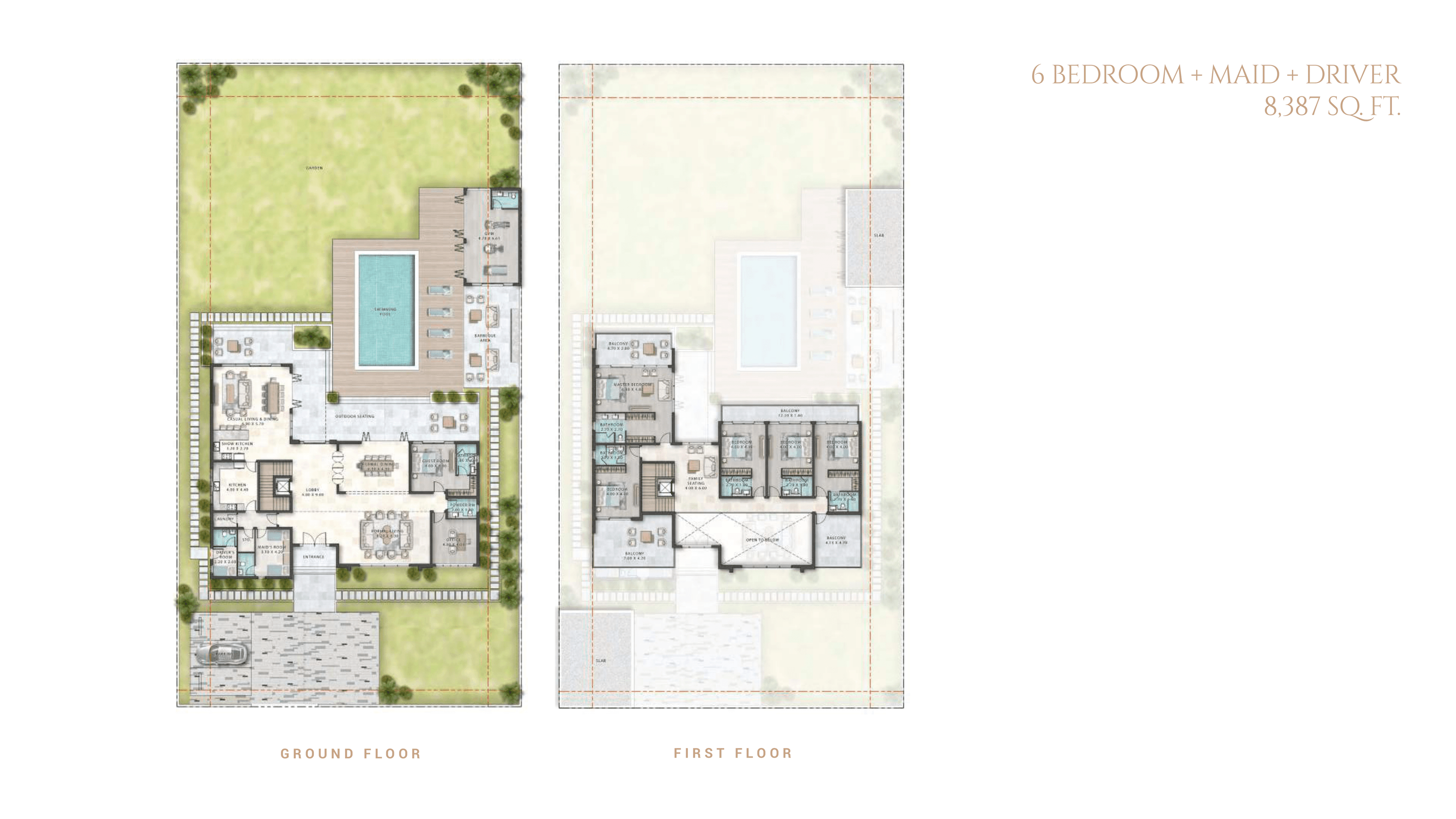 The Farmhouses  floor plan