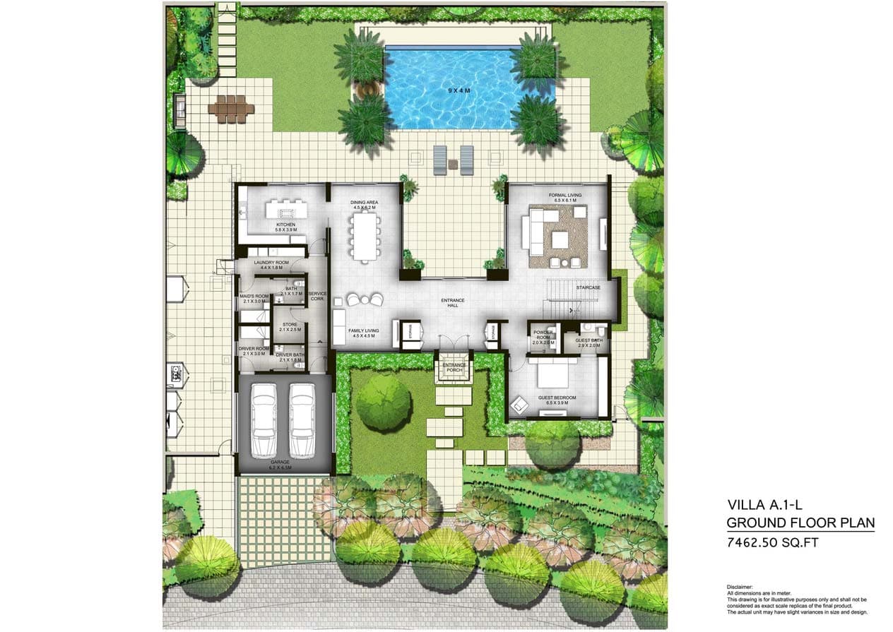 The Nest 4 Bedroom floor plan