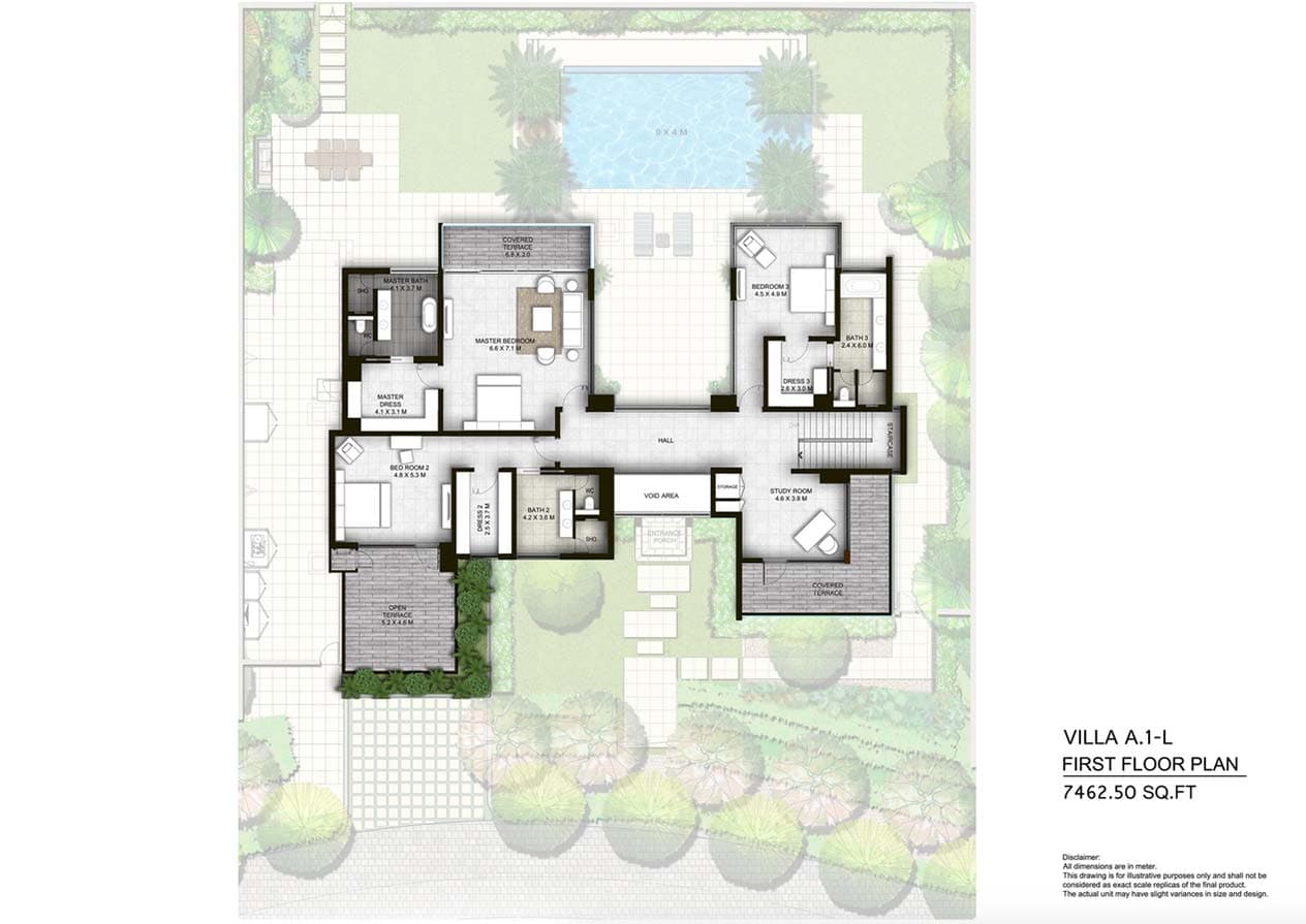 The Nest 4 Bedroom floor plan