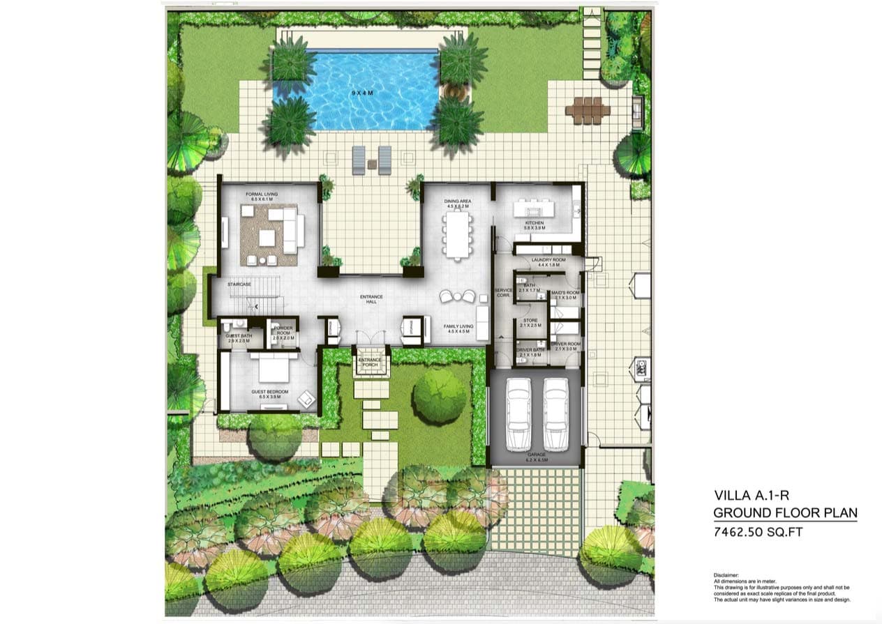 The Nest 4 Bedroom floor plan
