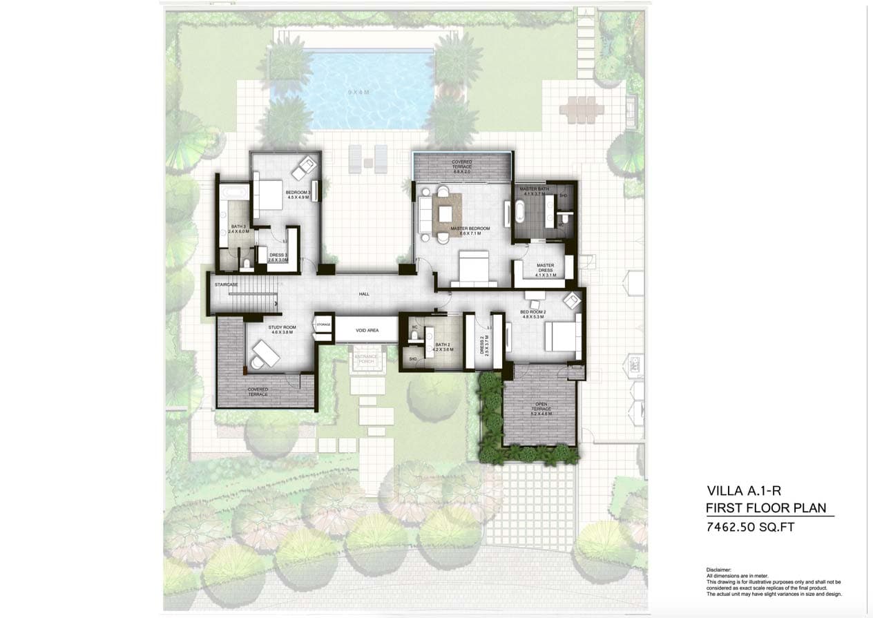 The Nest 4 Bedroom floor plan