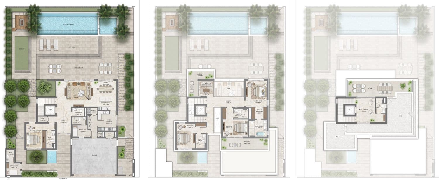 The Oasis  floor plan