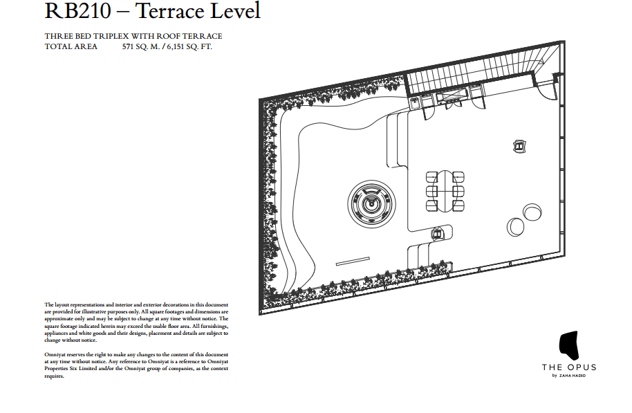 The Opus 3 Bedroom floor plan