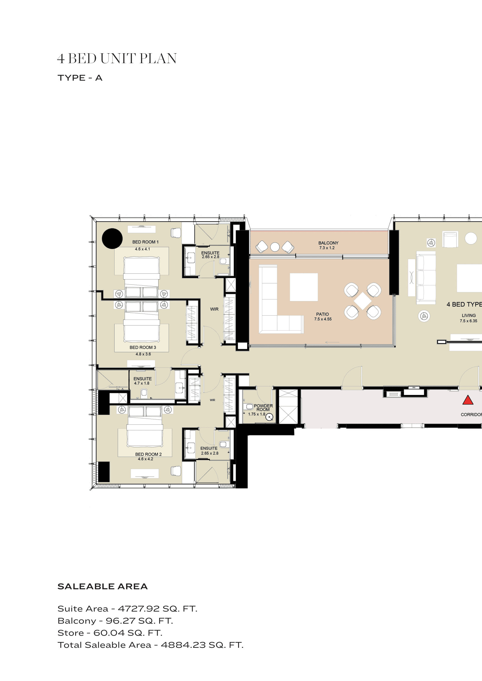 The S Tower  floor plan