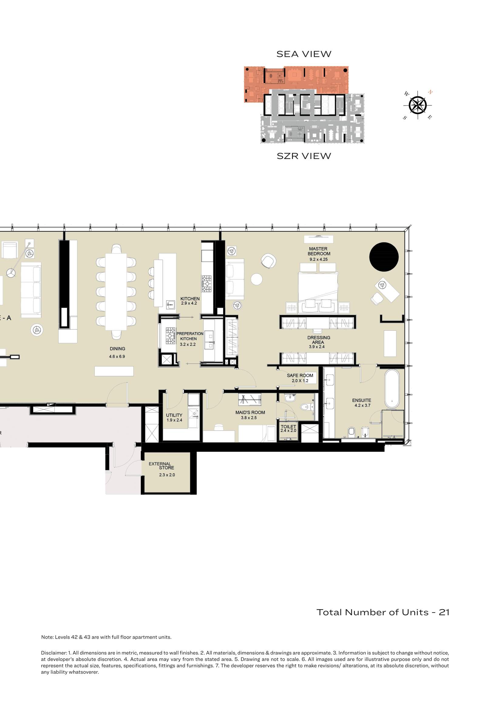 The S Tower  floor plan
