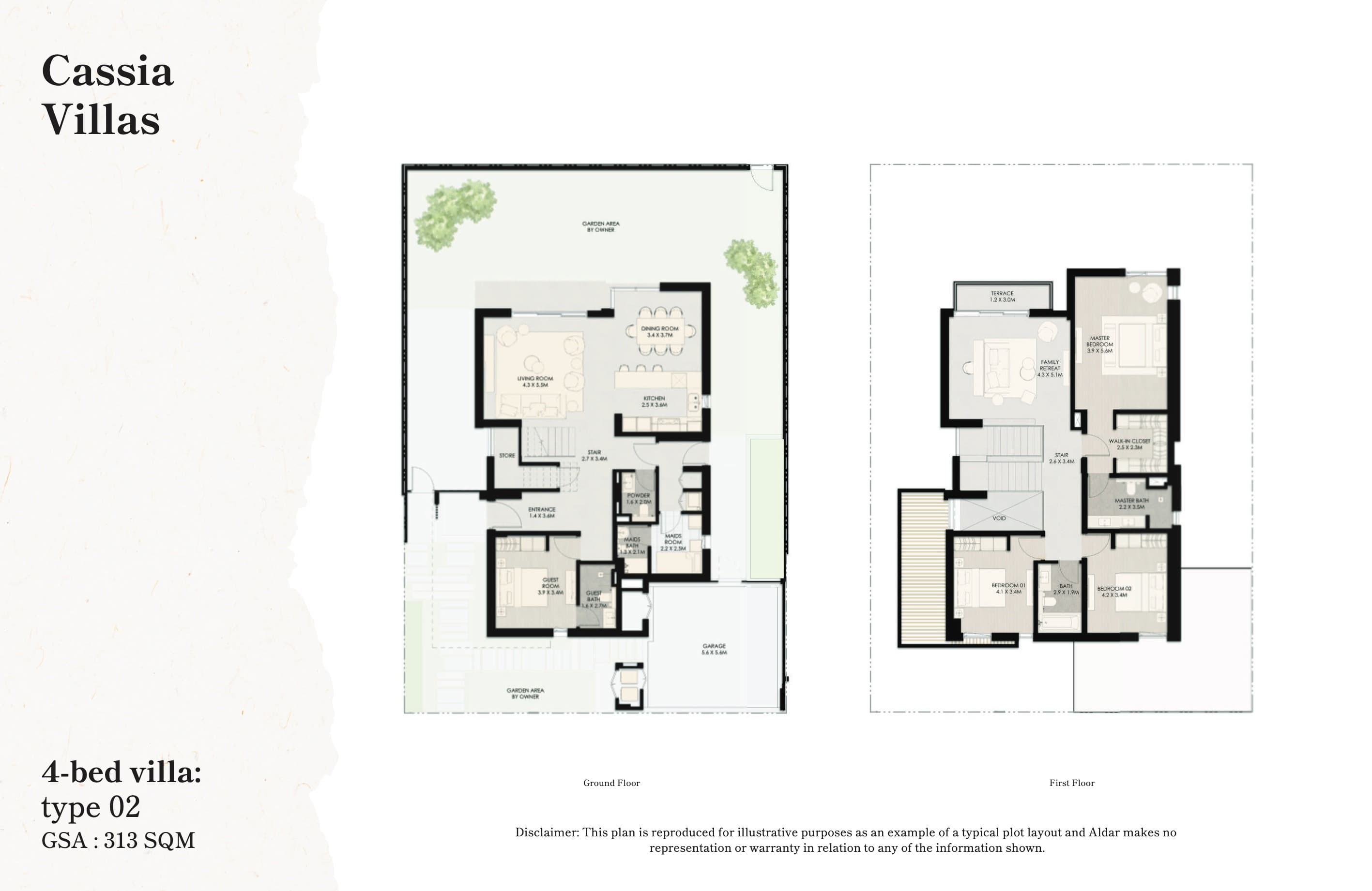 The Wilds Cassia Villas - Type 2 - 4BR floor plan