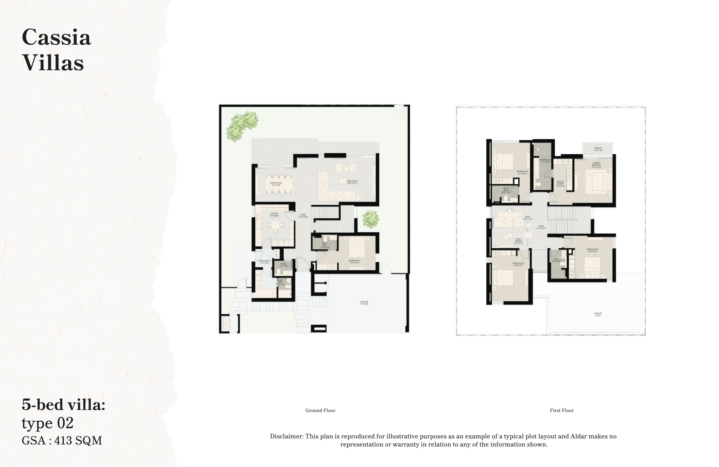 The Wilds Cassia Villas - Type 2 - 5BR floor plan