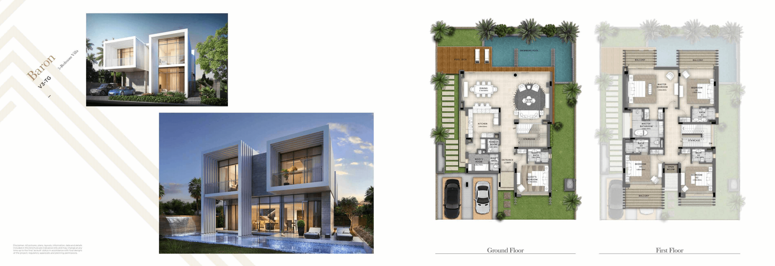 The Trump Estates Baron (V3-TG) floor plan