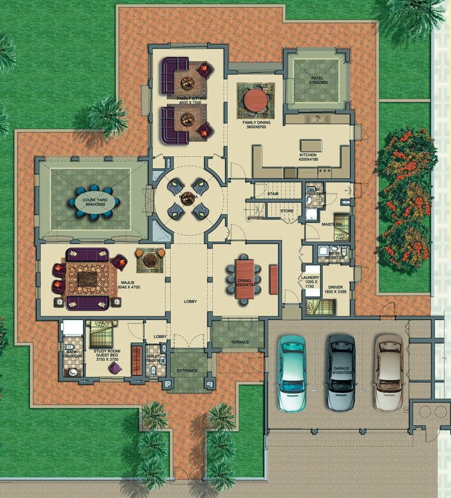 Victory Heights 6 Bedroom floor plan