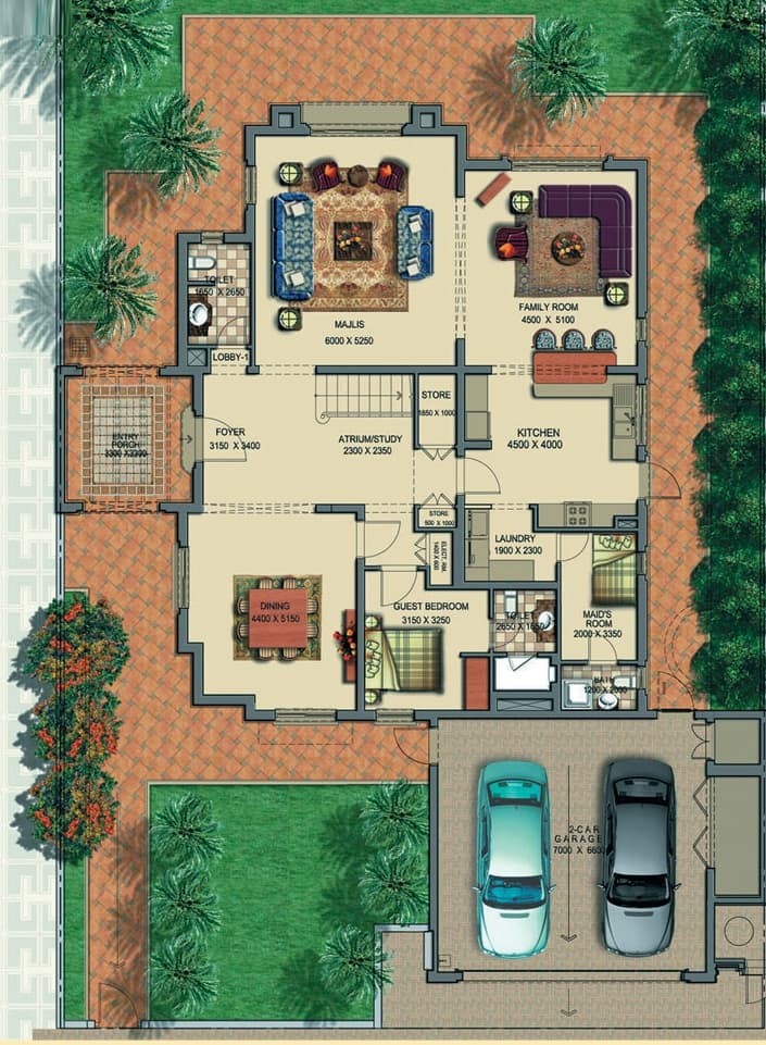 Victory Heights 5 Bedroom floor plan