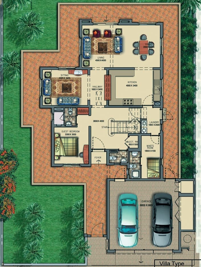 Victory Heights 5 Bedroom floor plan
