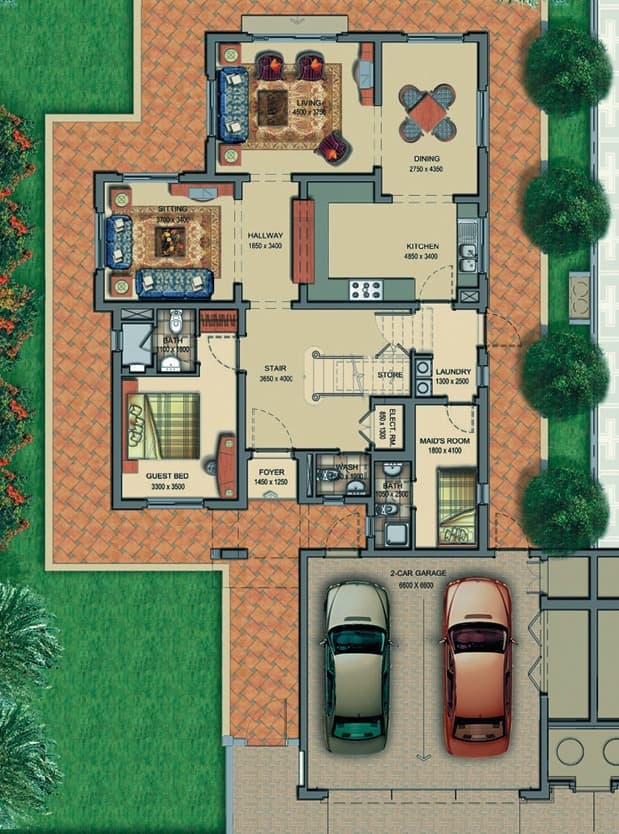 Victory Heights 4 Bedroom floor plan