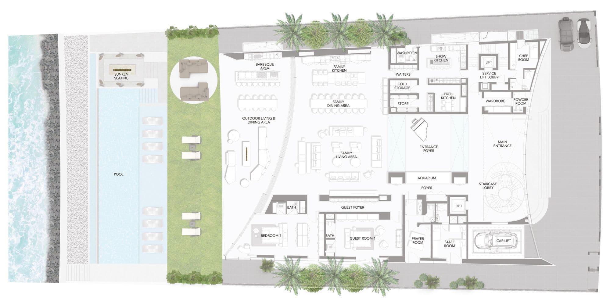 Villa Collection La Mer  floor plan