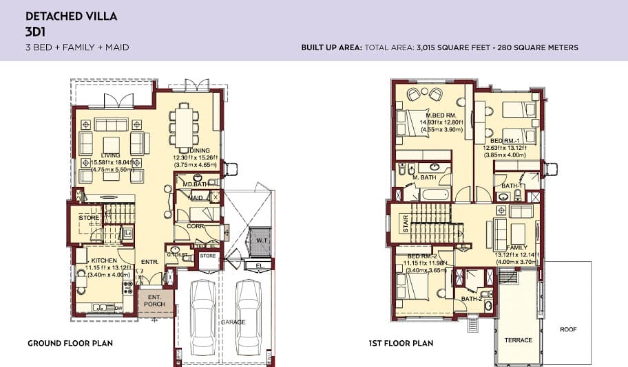 Villa Lantana 3br detached_villa1 floor plan