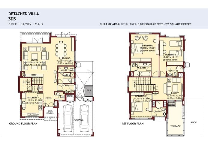 Villa Lantana 3br detached_villa3 floor plan