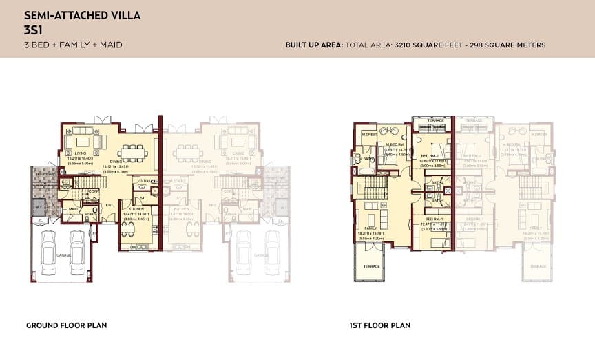 Villa Lantana 3br semi-attached_villa1 floor plan