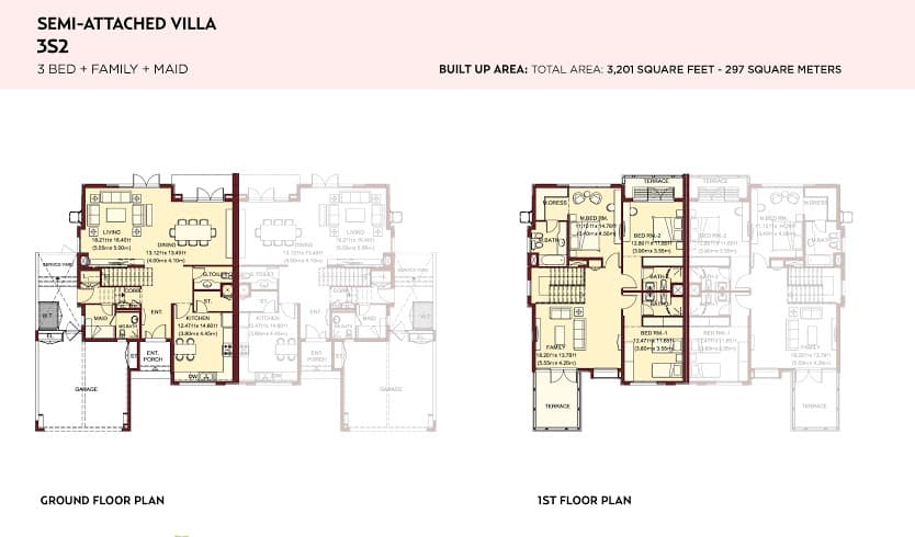 Villa Lantana 3br semi attached_villa2 floor plan