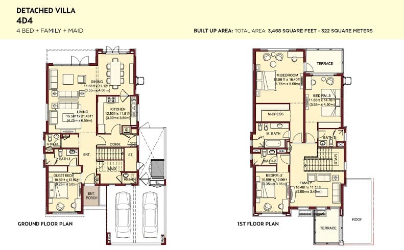 Villa Lantana 4br detached_villa4 floor plan