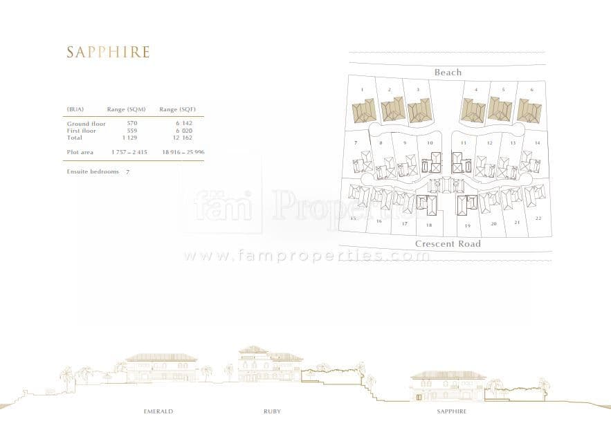 XXII Carat Villas Saphire floor plan