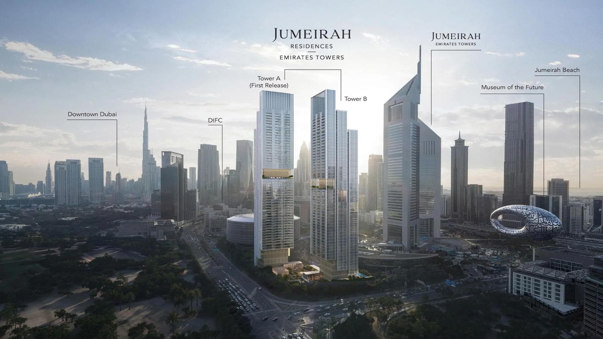 Jumeirah Residences Emirates Towers, photograph 2 of 13