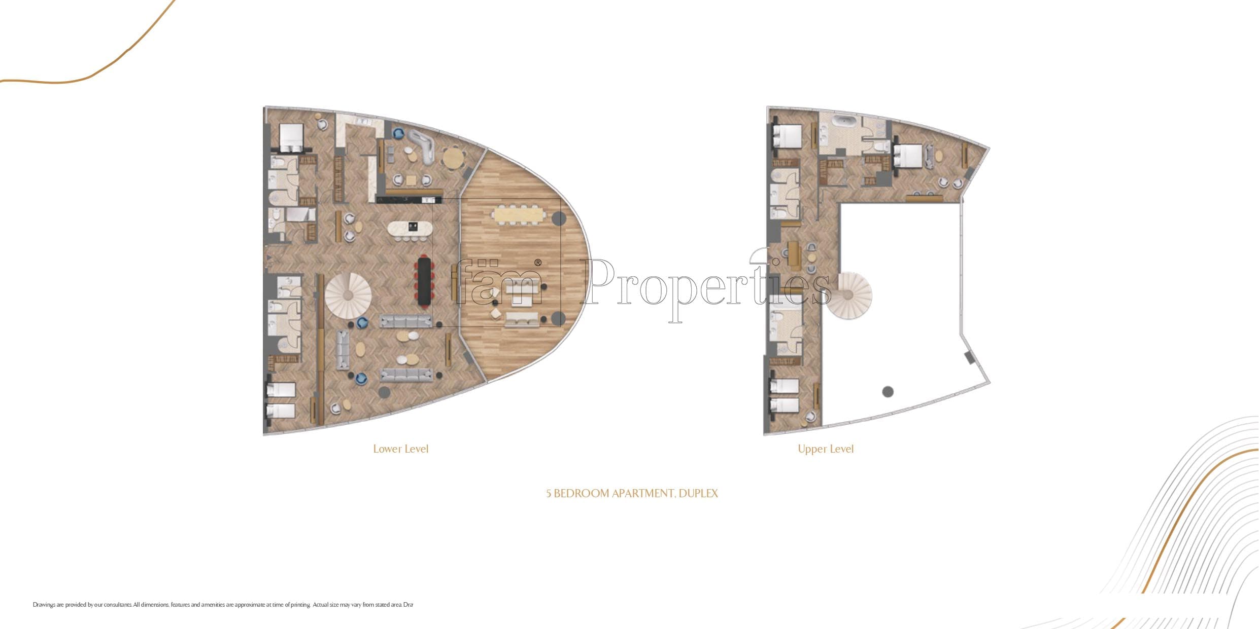 Jumeirah Living Business Bay 5 Bedroom floor plan