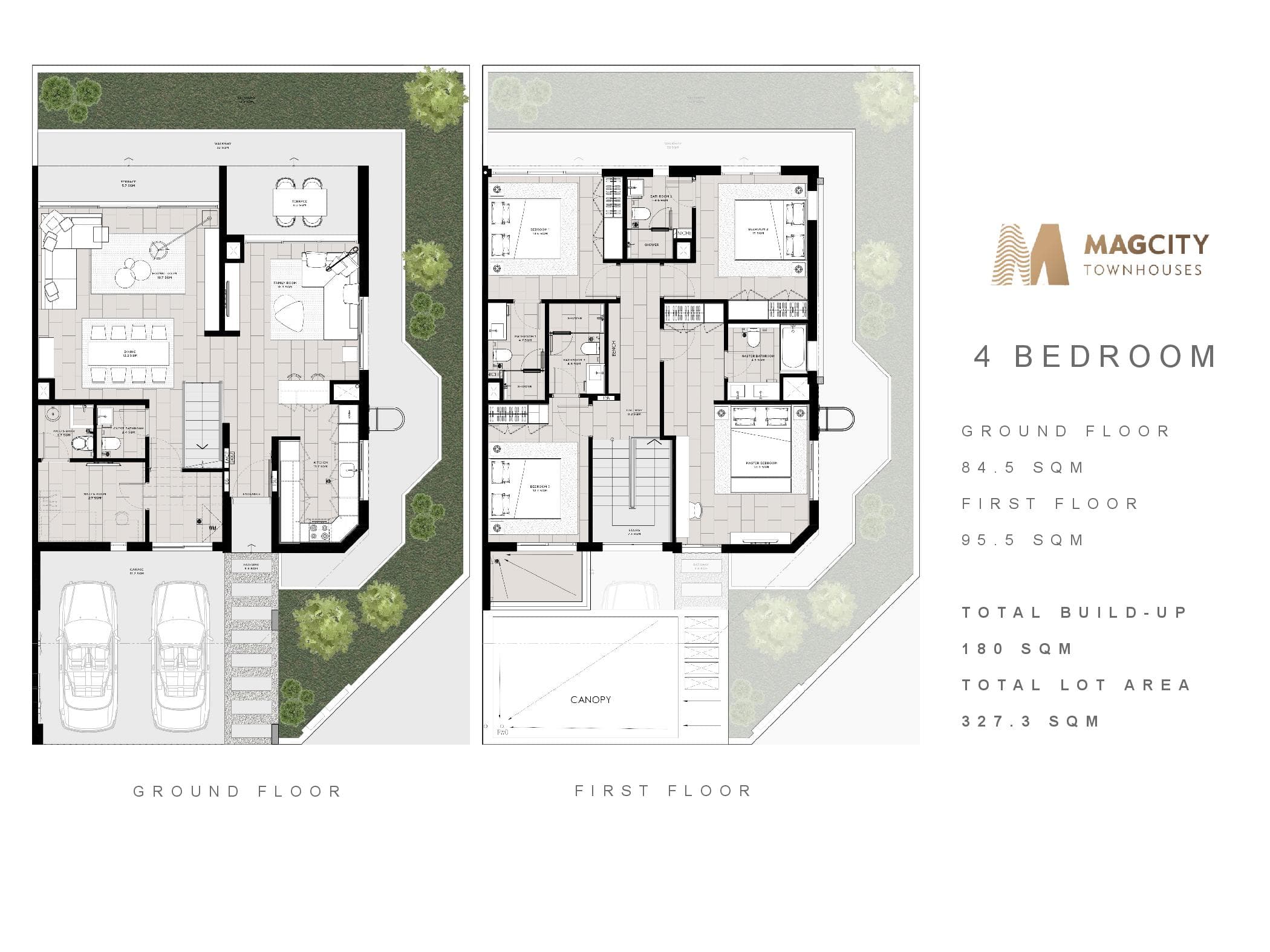 Mag City 4 Bedroom floor plan