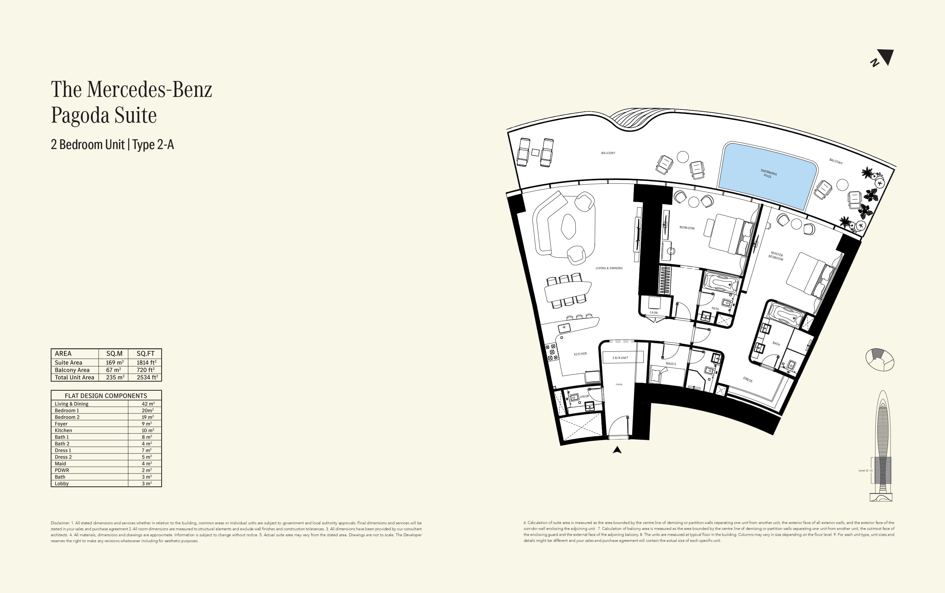 Mercedes-Benz Places Type 2-A floor plan