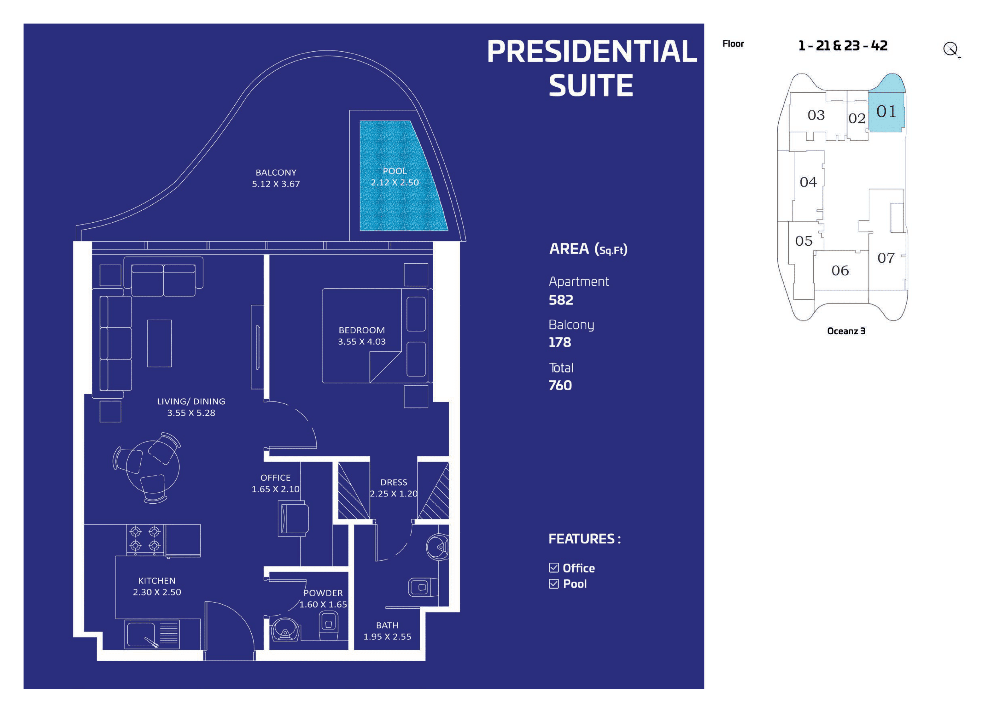Oceanz By Danube floor plan