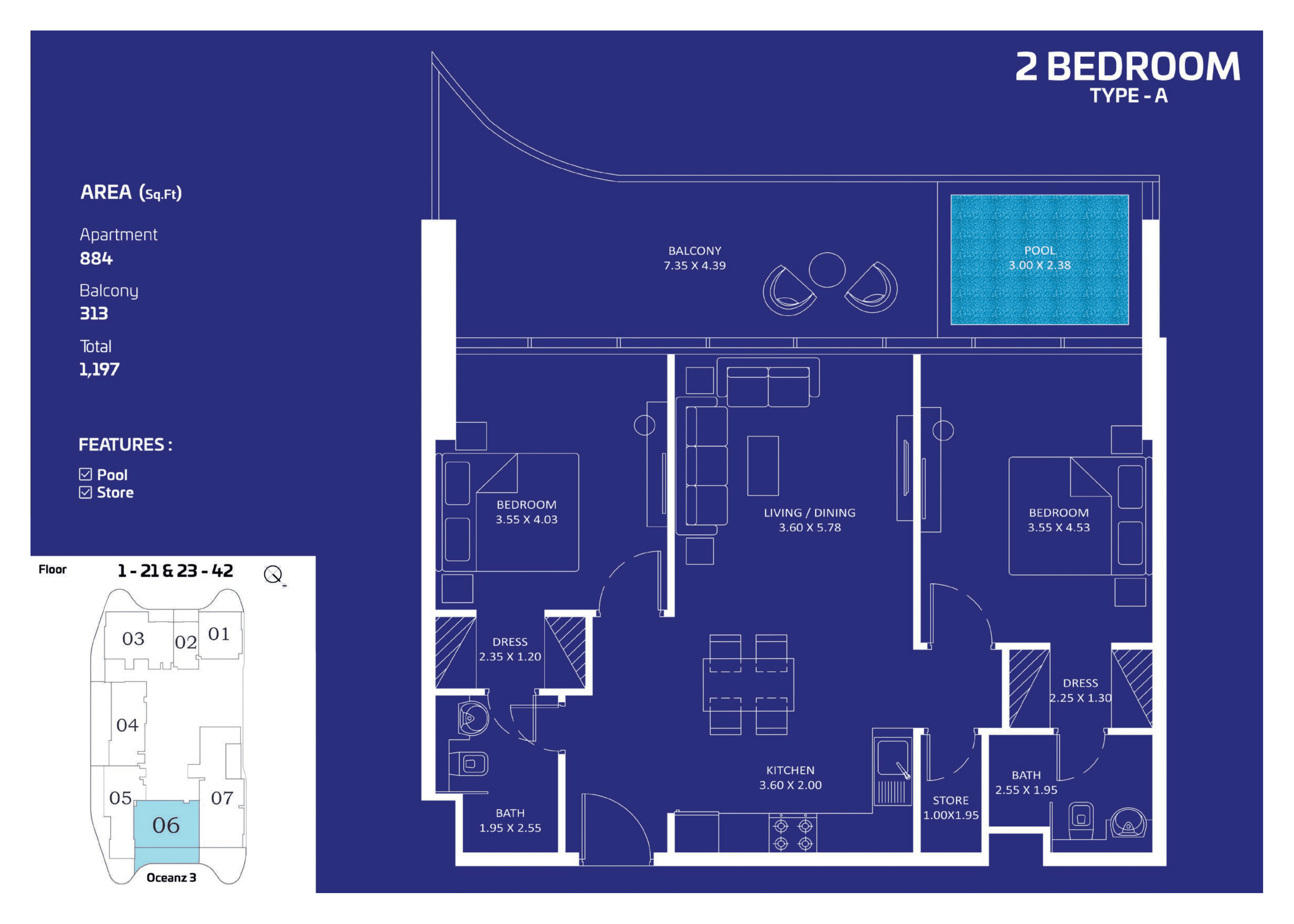Oceanz By Danube floor plan