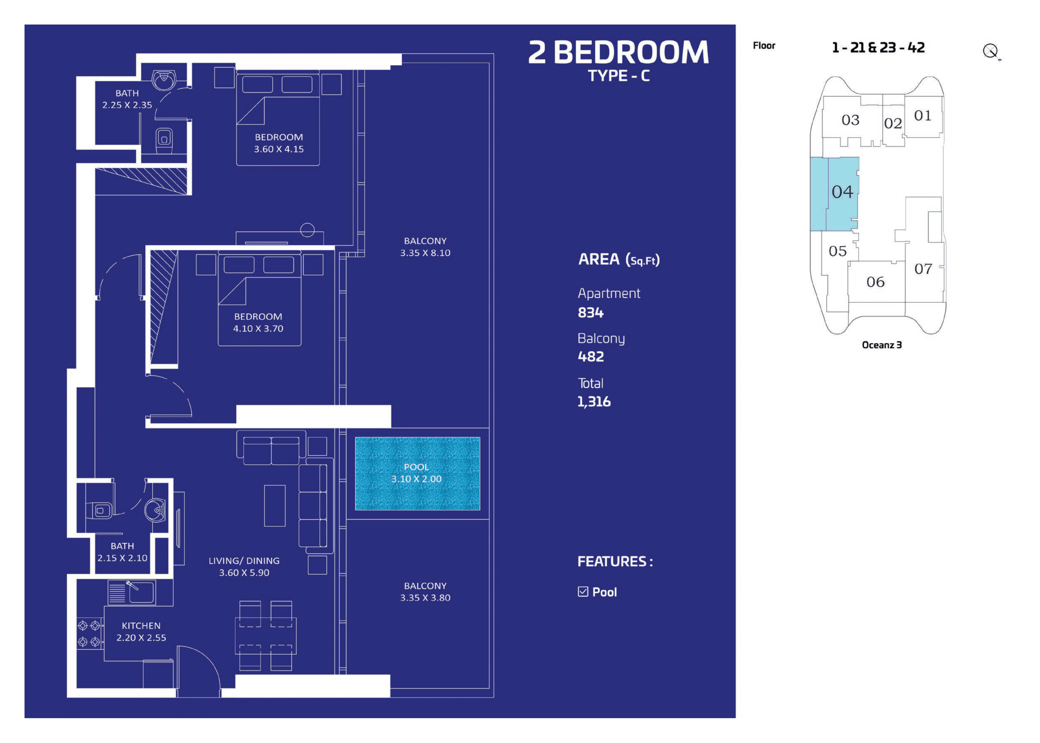 Oceanz By Danube floor plan