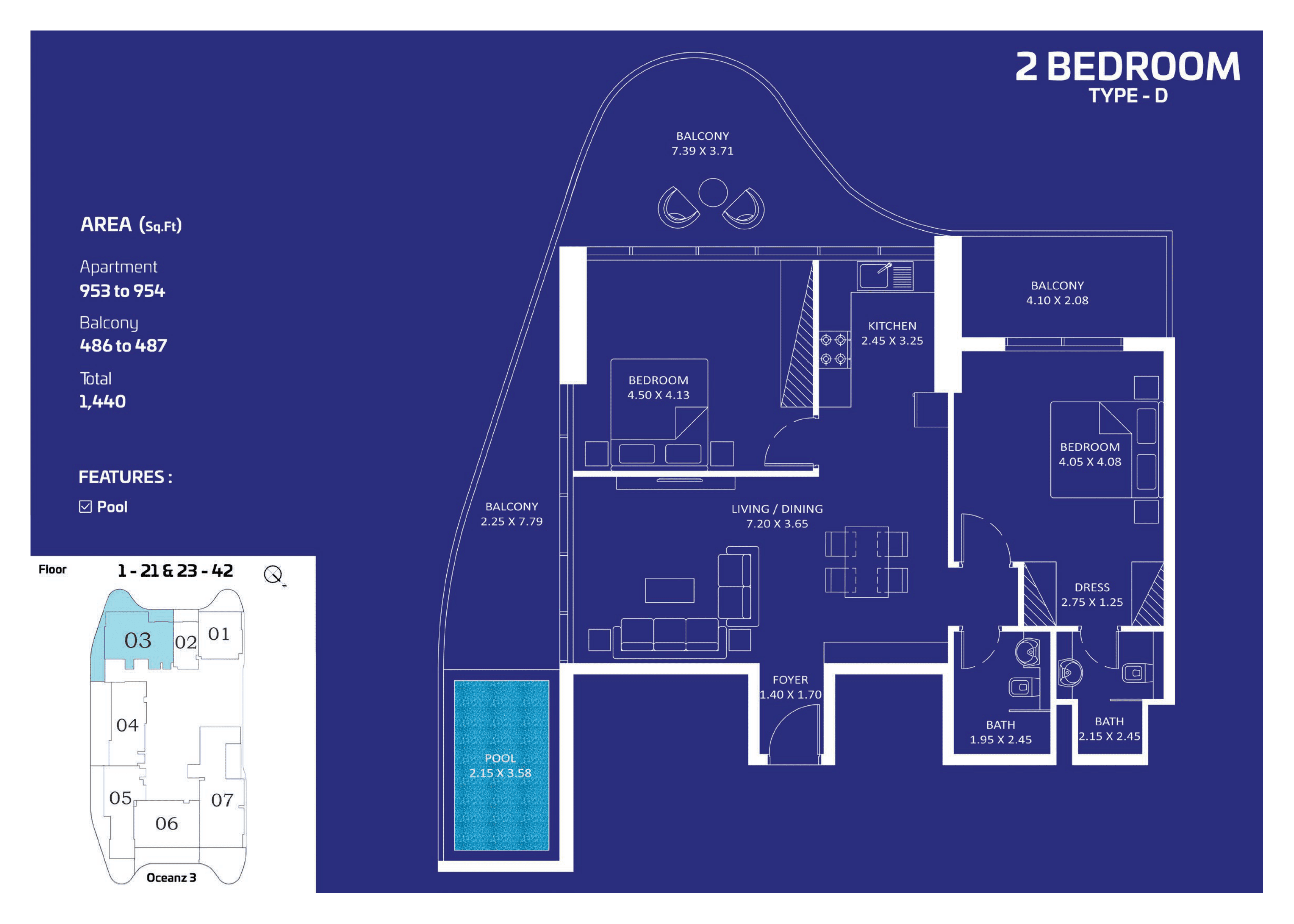 Oceanz By Danube floor plan