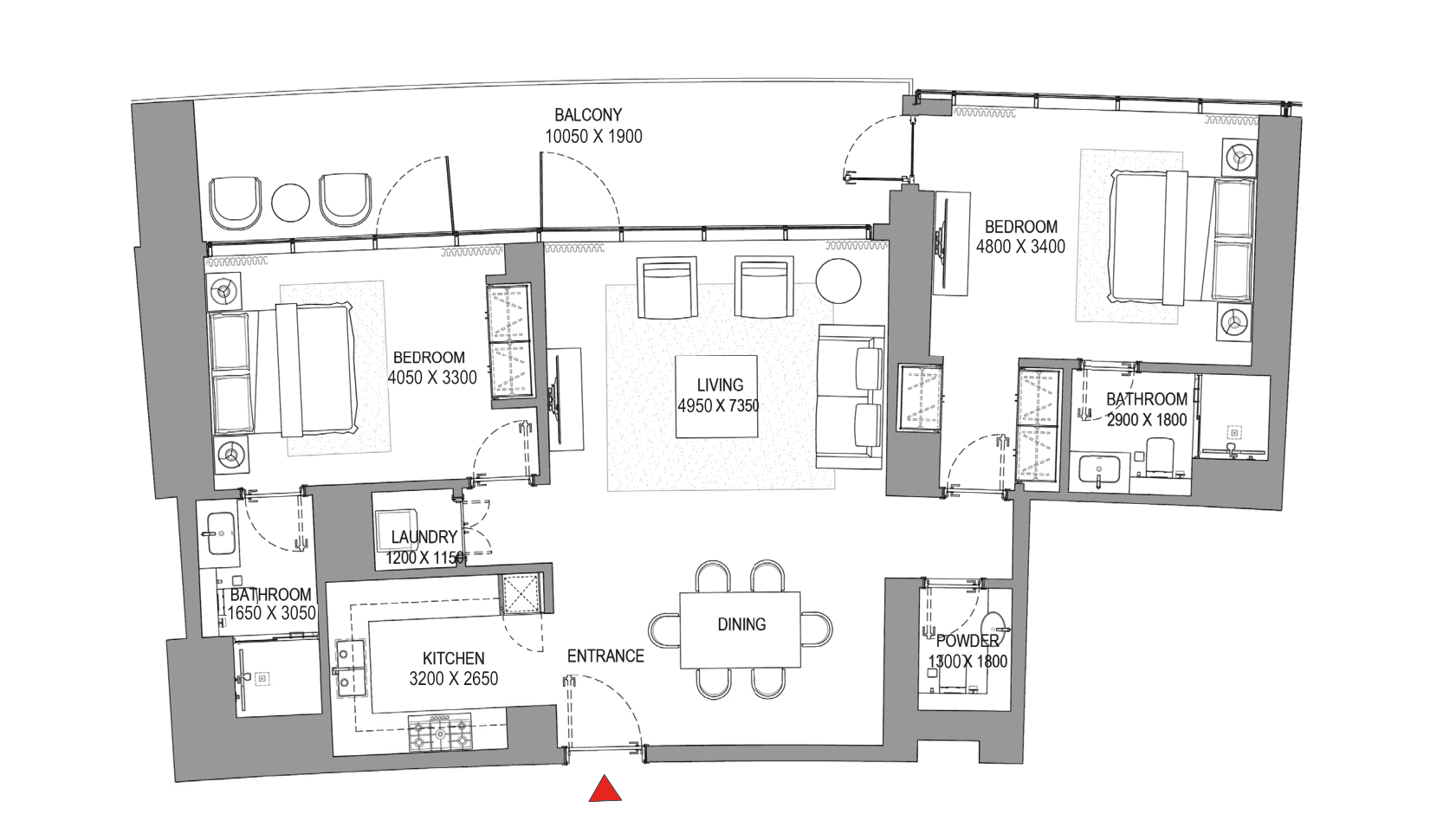 Sobha Seahaven floor plan