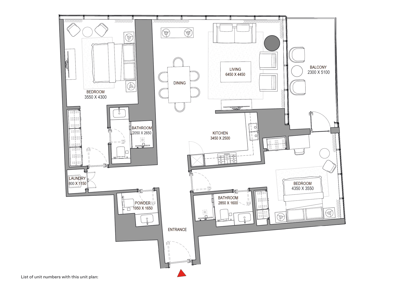 Sobha Seahaven floor plan