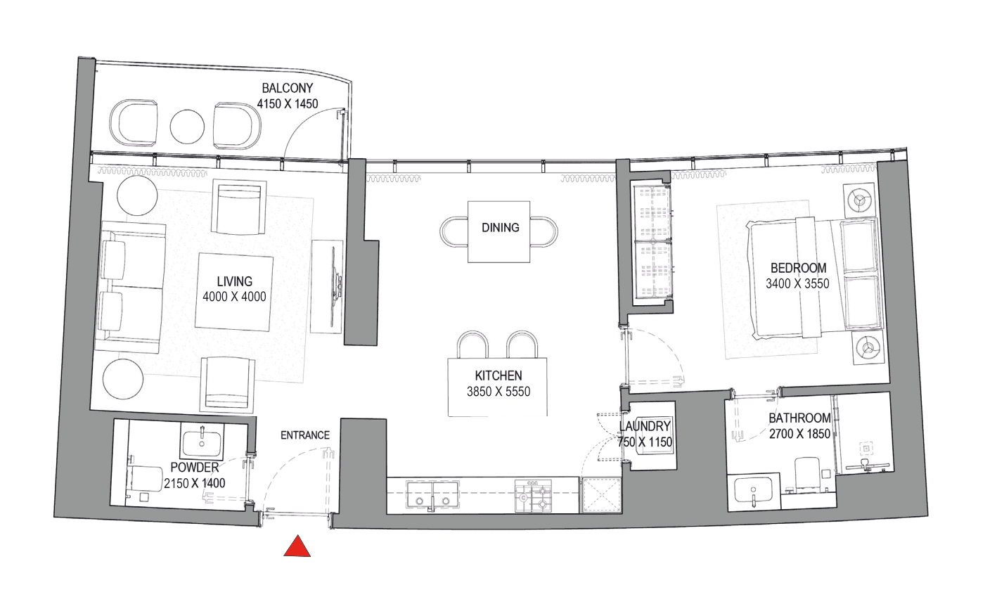 Sobha Seahaven floor plan