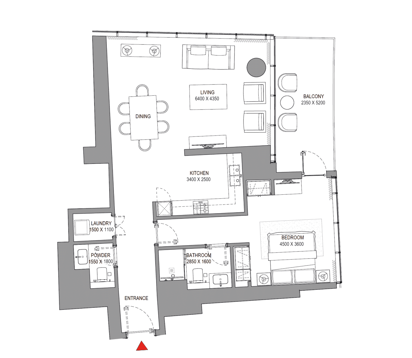 Sobha Seahaven floor plan