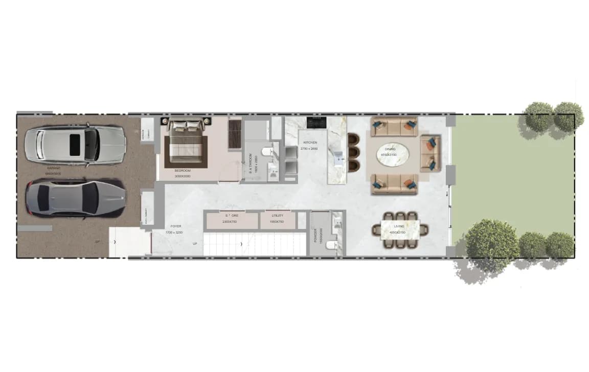 Sobha Sanctuary 4 Bed - Type A floor plan