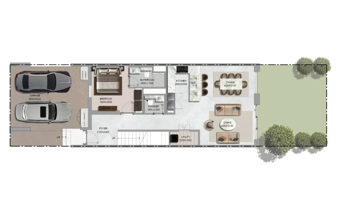 Sobha Sanctuary 4 Bed - Type B floor plan