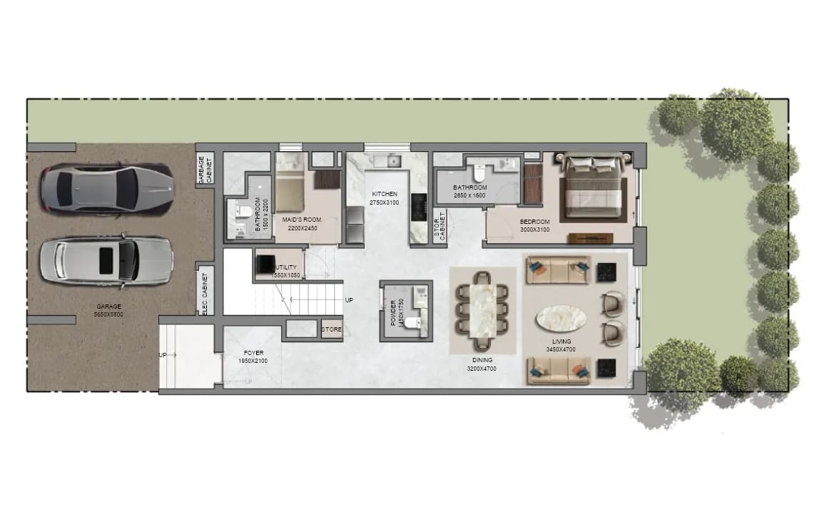 Sobha Sanctuary 4 Bed - Type D floor plan