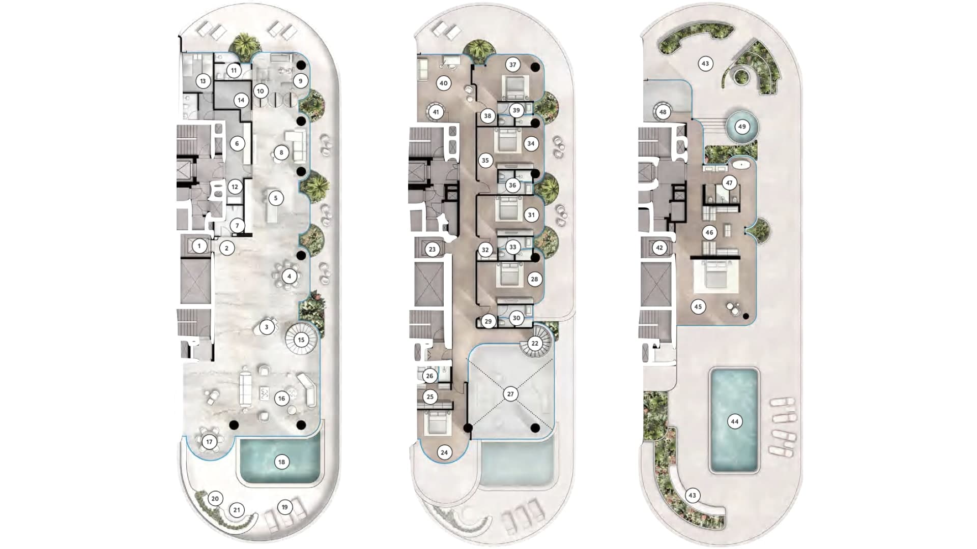 The Rings 7BR - Sky Palace floor plan