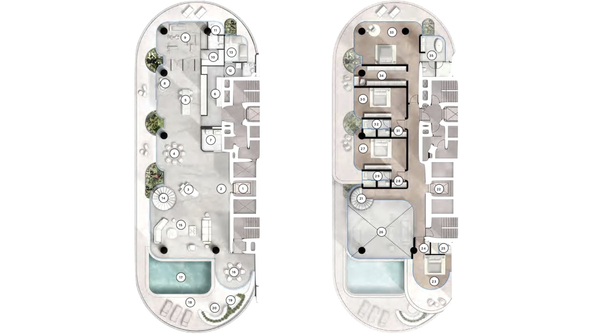 The Rings 5BR - Sky Mansion floor plan