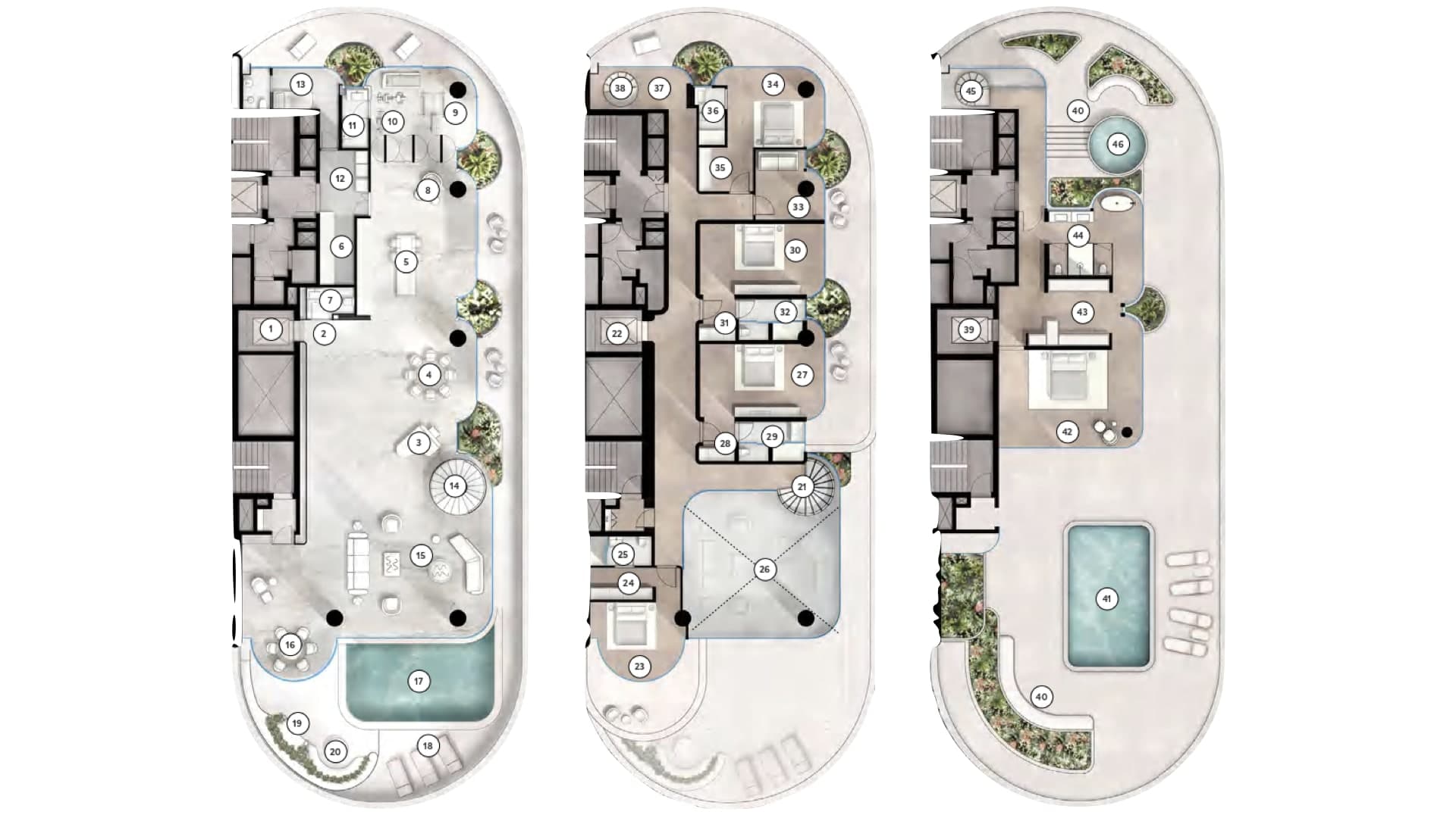 The Rings 6BR - Sky Palace floor plan