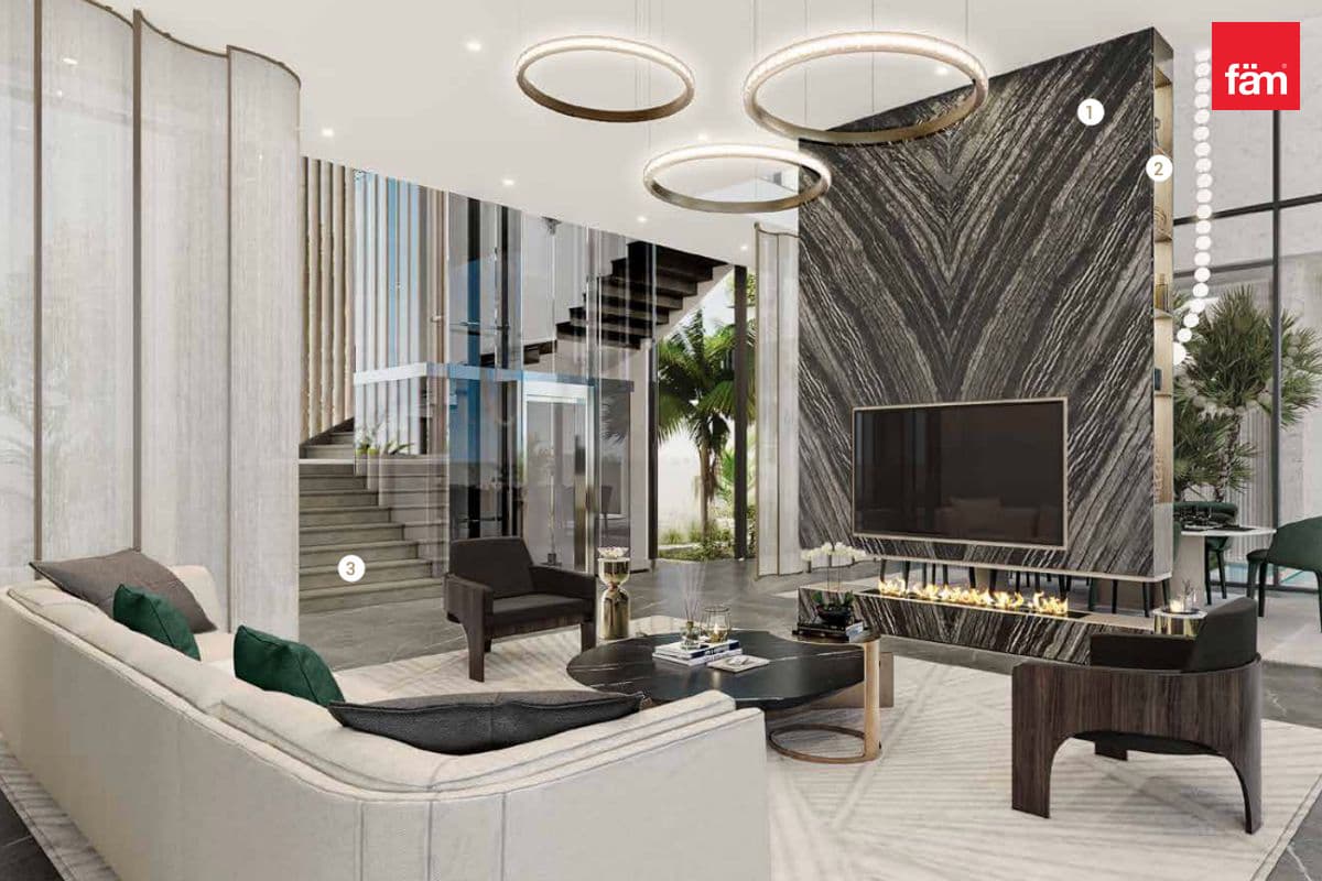 6 bedroom villa in DAMAC Autograph Collection, photograph 5 of 15